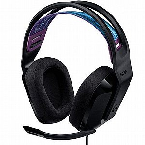 אוזניות עם מיקרופון מדגם G335 מבית Logitech (צבע לבן) אוזניות עם מיקרופון מדגם G335 מבית Logitech (צבע לבן)